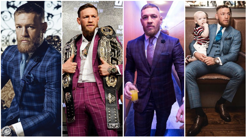 Conor Mcgregor Check Suit