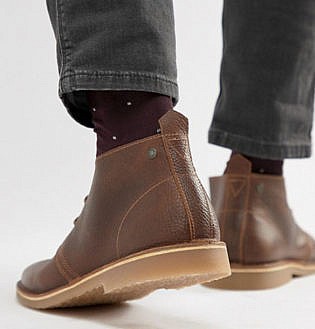 Jack & Jones Leather Desert Boots
