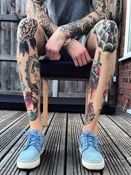 Tatuaje de la pierna