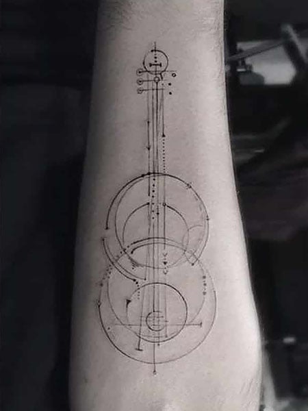 Tatuaje de la música