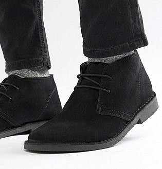 clark boots black