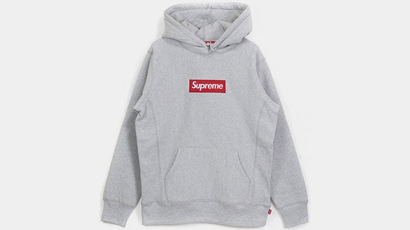 supreme logo hoodie