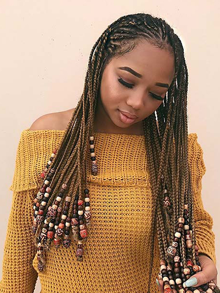 Braids For Women With Beads