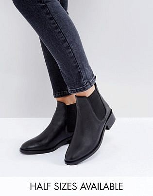 Asos Absolute Leather Chelsea Ankle Boots