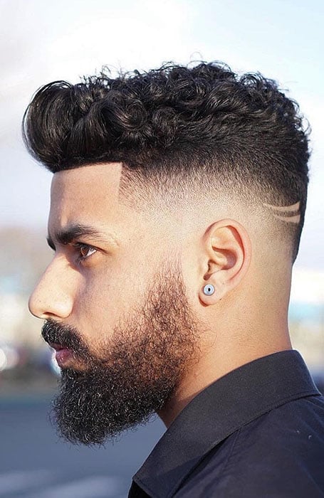 bald razor fade