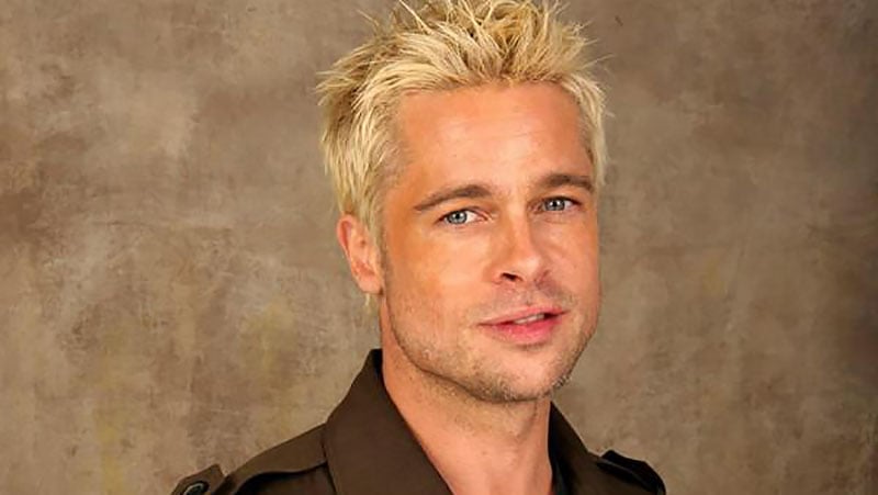 Brad Pitt Bleach Blonde