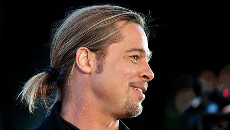 Brad Pitt Ponytail