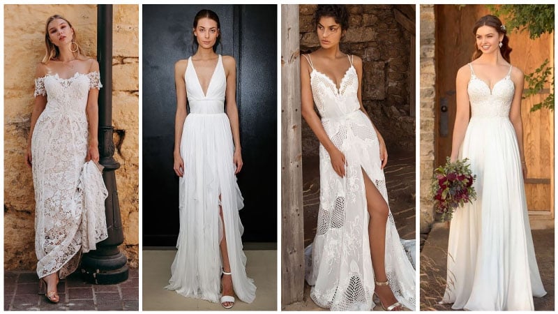 casual dresses to get married in