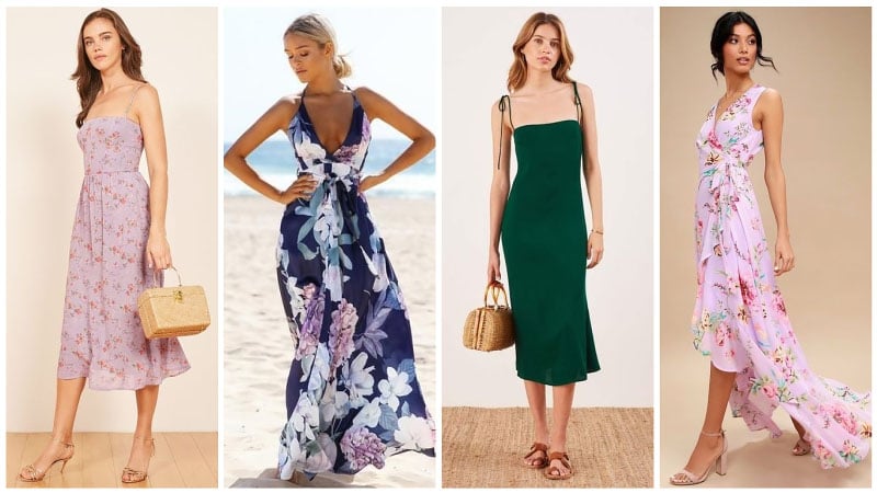 dresses to wear to a casual wedding