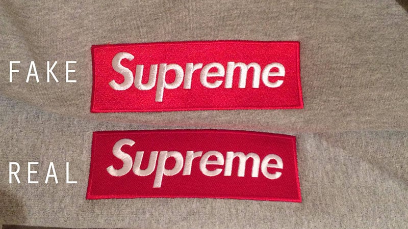 authentic champion shirt vs fake