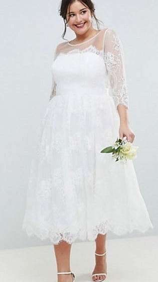 simple summer wedding dresses plus size