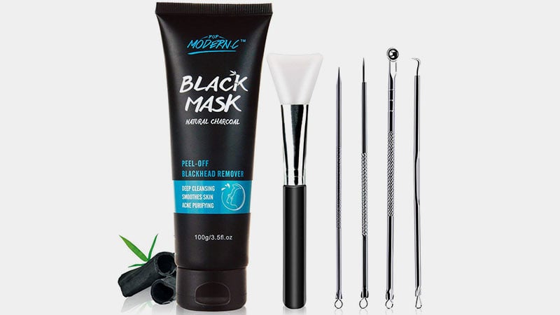 Pop Modern.c Natural Charcoal Black Mask