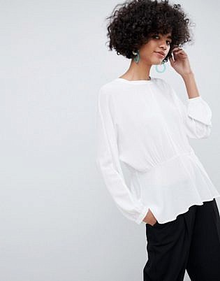 Selected Femme Peplum Blouse