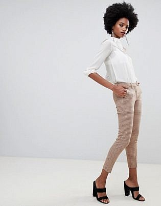 Sisley Heritage Check Tailored Pant