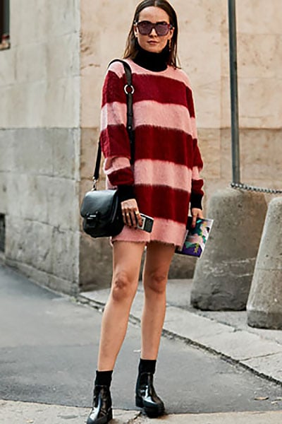 Sweater Dress Milan Fashion Week 2019