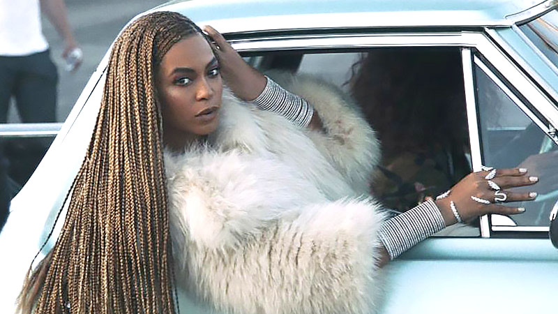 beyonce long braids