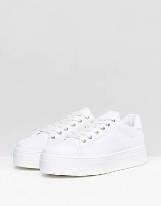 Asos Design Day Light Chunky Flatform Lace Up Sneakers