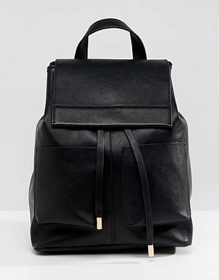Asos Design Slouchy Backpack With Oversized Pockets