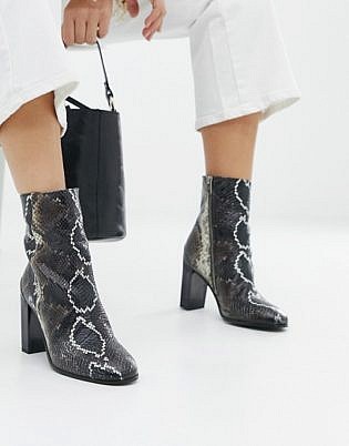 Allsaints Roka Faux Snakeskin Boot