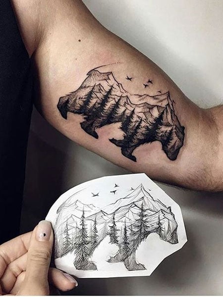 Animal Bicep Tattoos