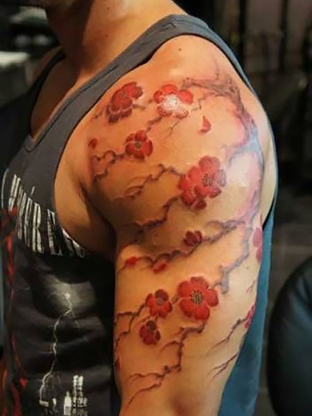Colourful Side Arm Tattoo