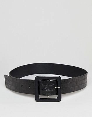 Glamorous Faux Croc Waist And Jeans Belt