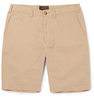 Ivy Slim Fit Cotton Seersucker Shorts