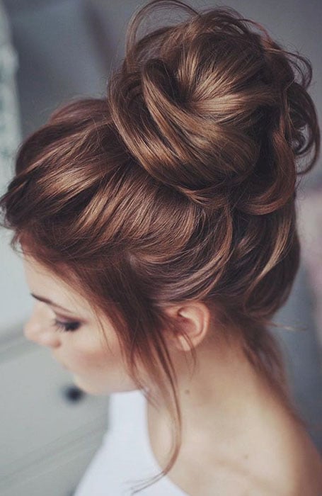 Messy Bun Long Hair