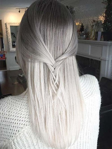 Silver Ombre Hair