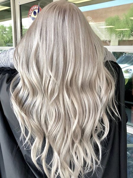 Silver Blonde Hair