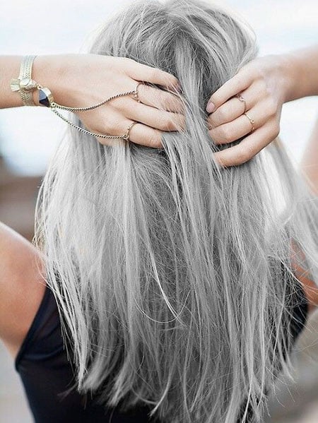 Silver Grey Hair
