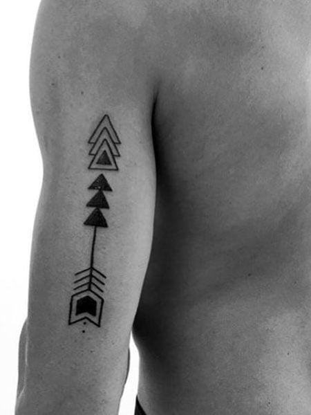 Simple Back Of Arm Tattoos