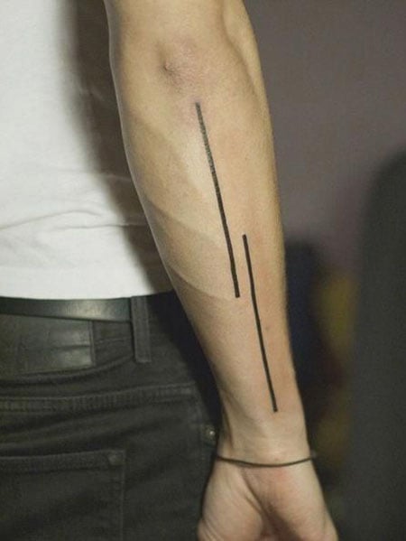 Simple Side Arm Tattoos