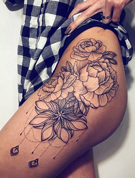 Thigh Tattoo