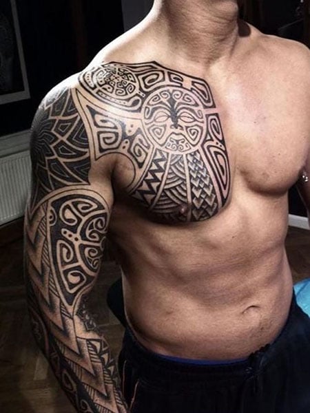 tribal tattoos on bicep