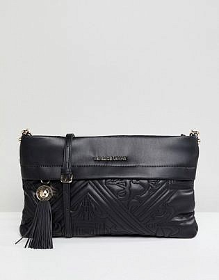 Versace Jeans Baroque Quilted Shoulder Bag