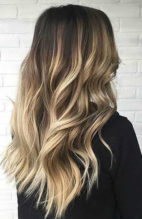 Black And Blonde Ombre