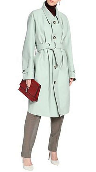 MAISON MARGIELA Belted coated-cotton coat