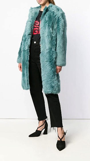 DESA 1972 oversized fur coat