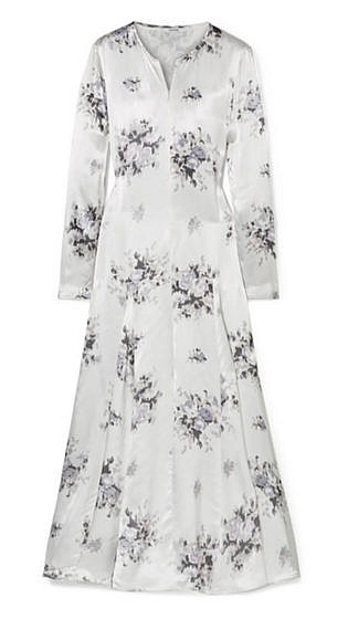 Cameron floral-print satin midi dress