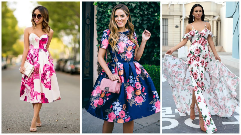 Floral Wedding Guest Dresses