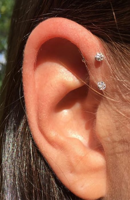 Forward Helix Piercings