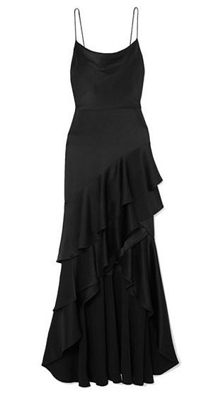 Lauralei ruffled satin gown
