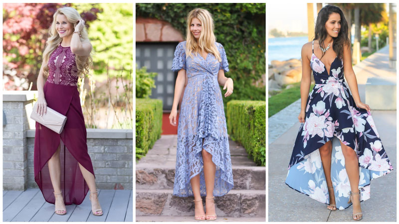 high low beach wedding guest dresses