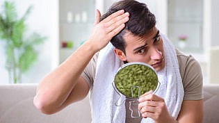 Man Preparing To Shave At Home