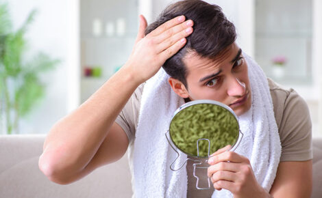 Man Preparing To Shave At Home