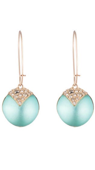 ALEXIS BITTAR Origami Inlay Dangling Sphere Earring