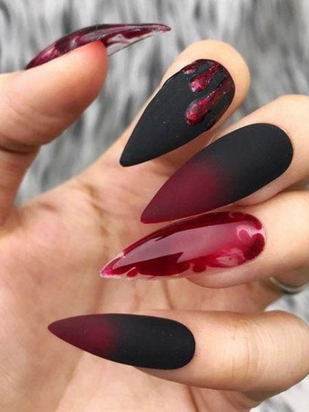 20 Fierce Stiletto Nails To Copy in 2021 - The Trend Spotter