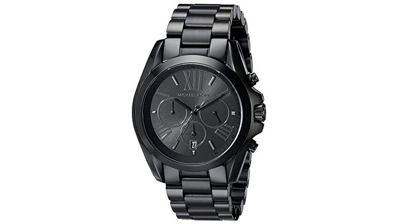 michael kors black watch men