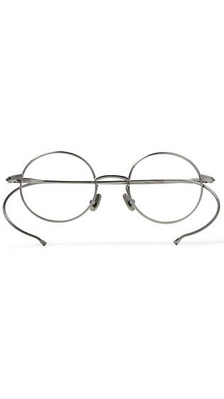 Native Sons Seeger Round Frame Silver Tone Optical Glasses